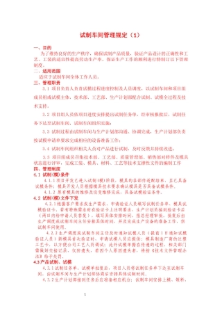 试制车间管理制度 (2)
