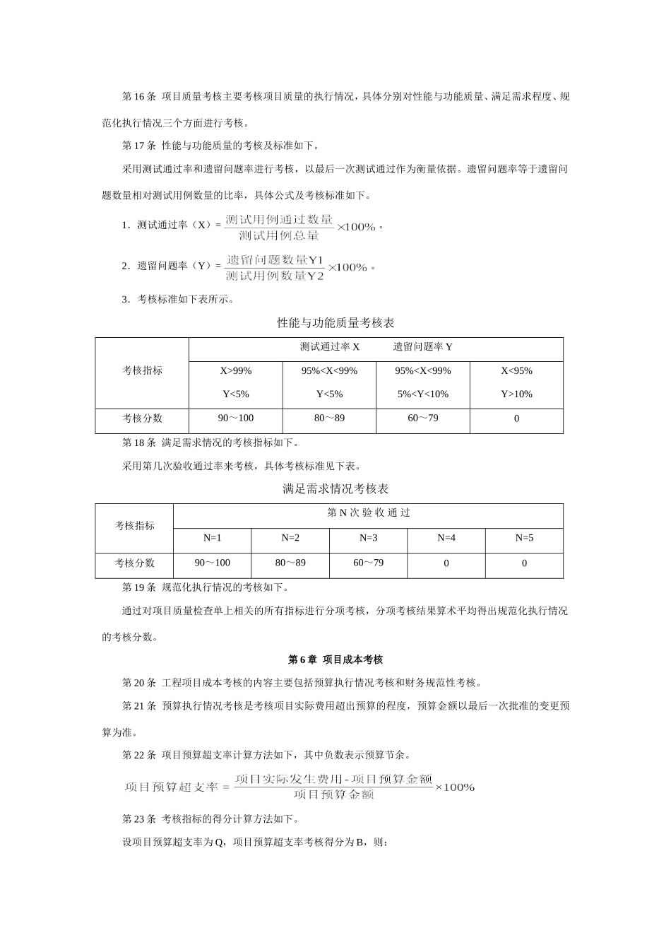 项目考核及奖惩管理制度_第3页