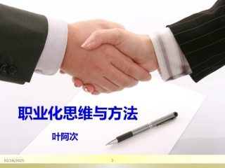 职业化的思维