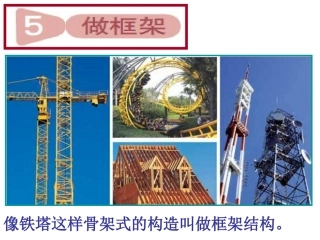 教科版科学六年级上册《做框架》PPT