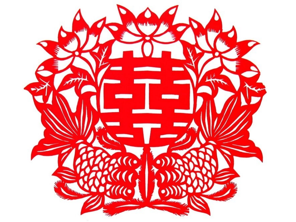 喜字剪纸喜字ppt课件_第3页