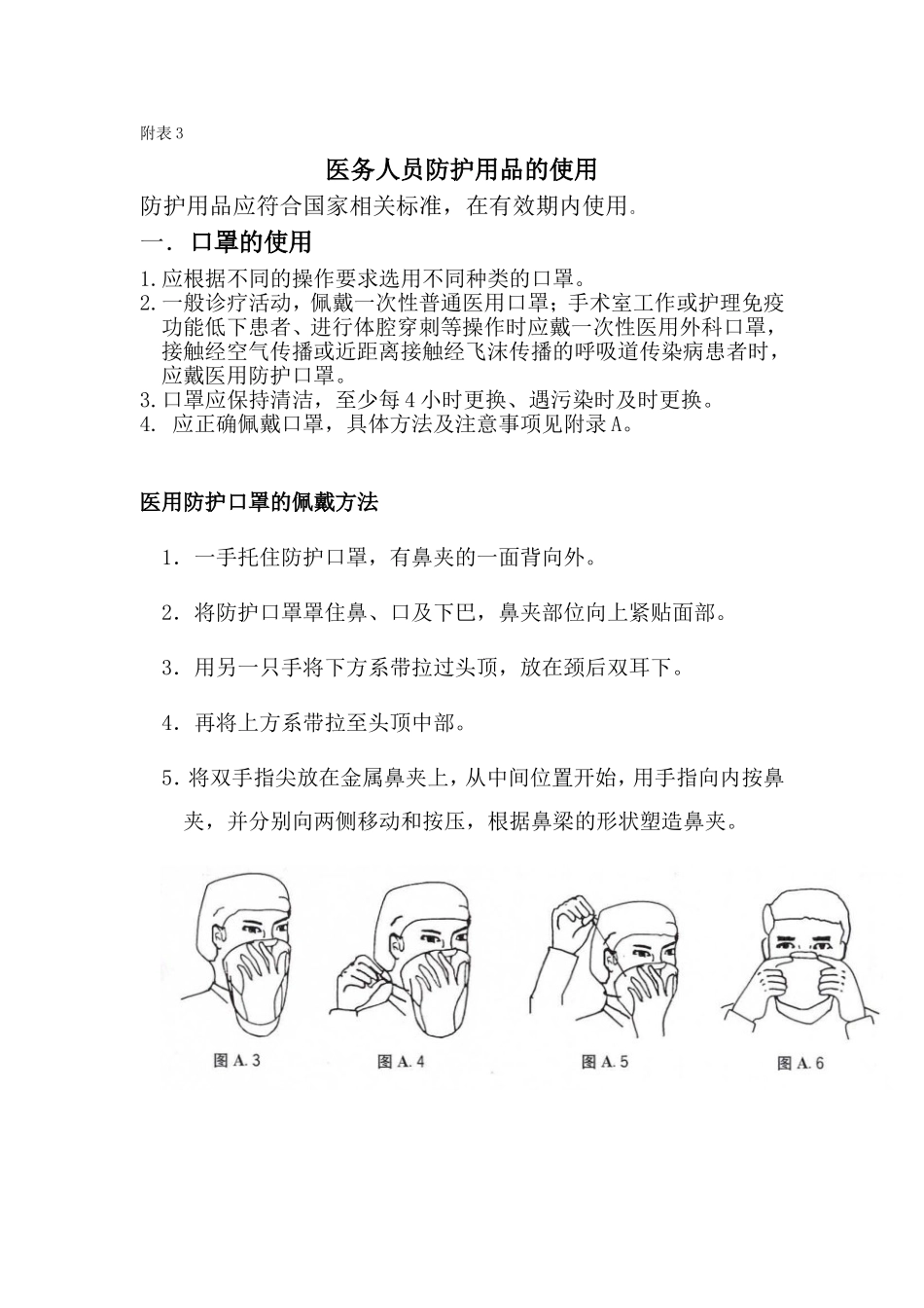 医务人员防护用品的使用_第1页