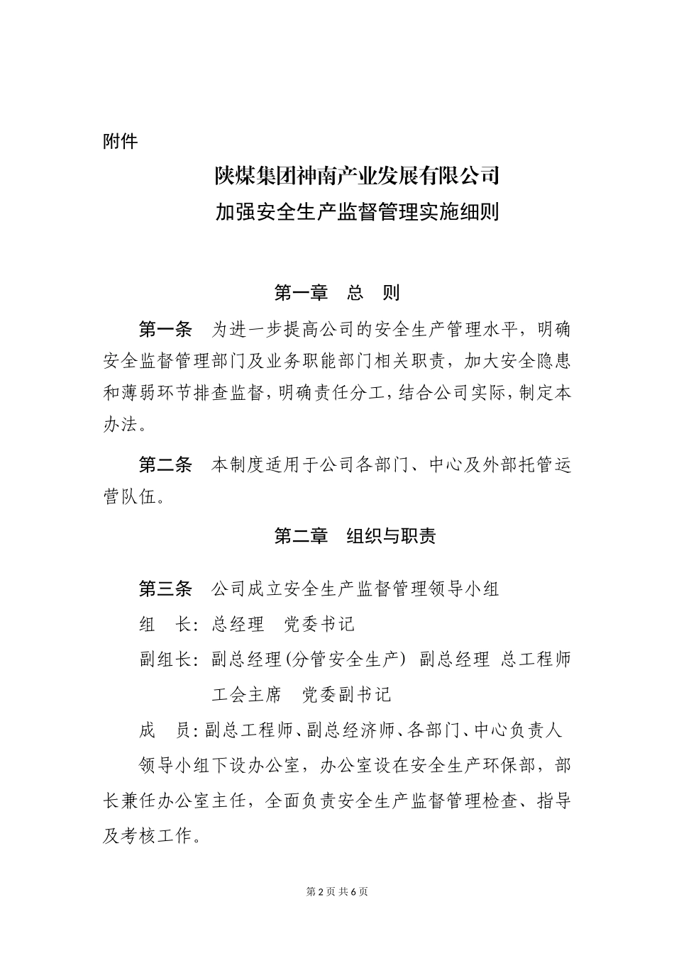 加强安全监督管理实施细则_第2页