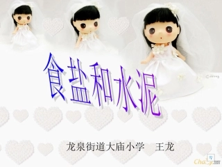 青岛版六年级科学食盐和水泥