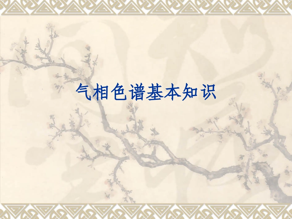 气相色谱基本知识_第1页