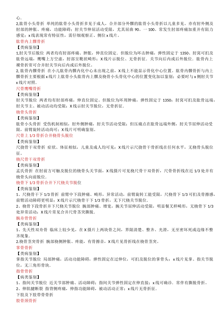 骨折鉴别诊断_第2页