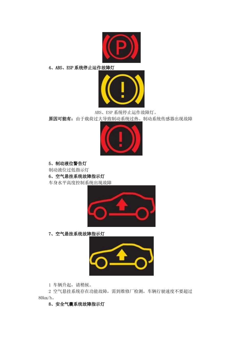沃尔沃车常见故障灯解析_第2页