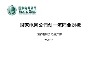 国网公司同业对标