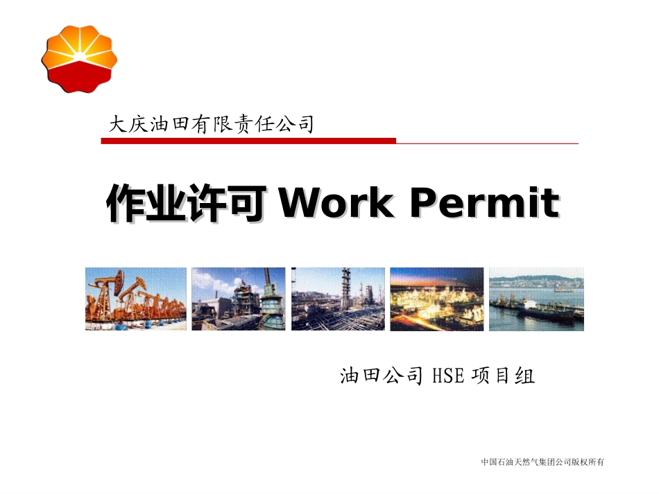 中石油作业许可(WorkPermit)_第1页