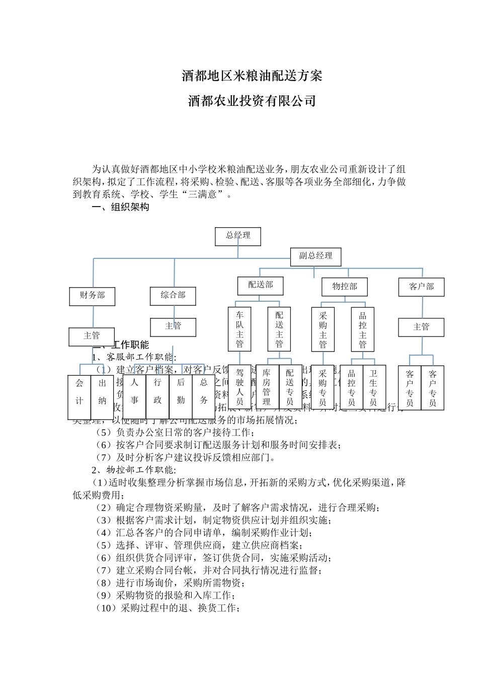 配送实施方案、应急预案等(定)_第1页