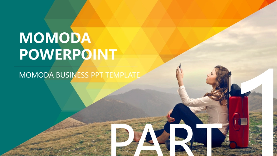 简洁大气PPT模板_第2页