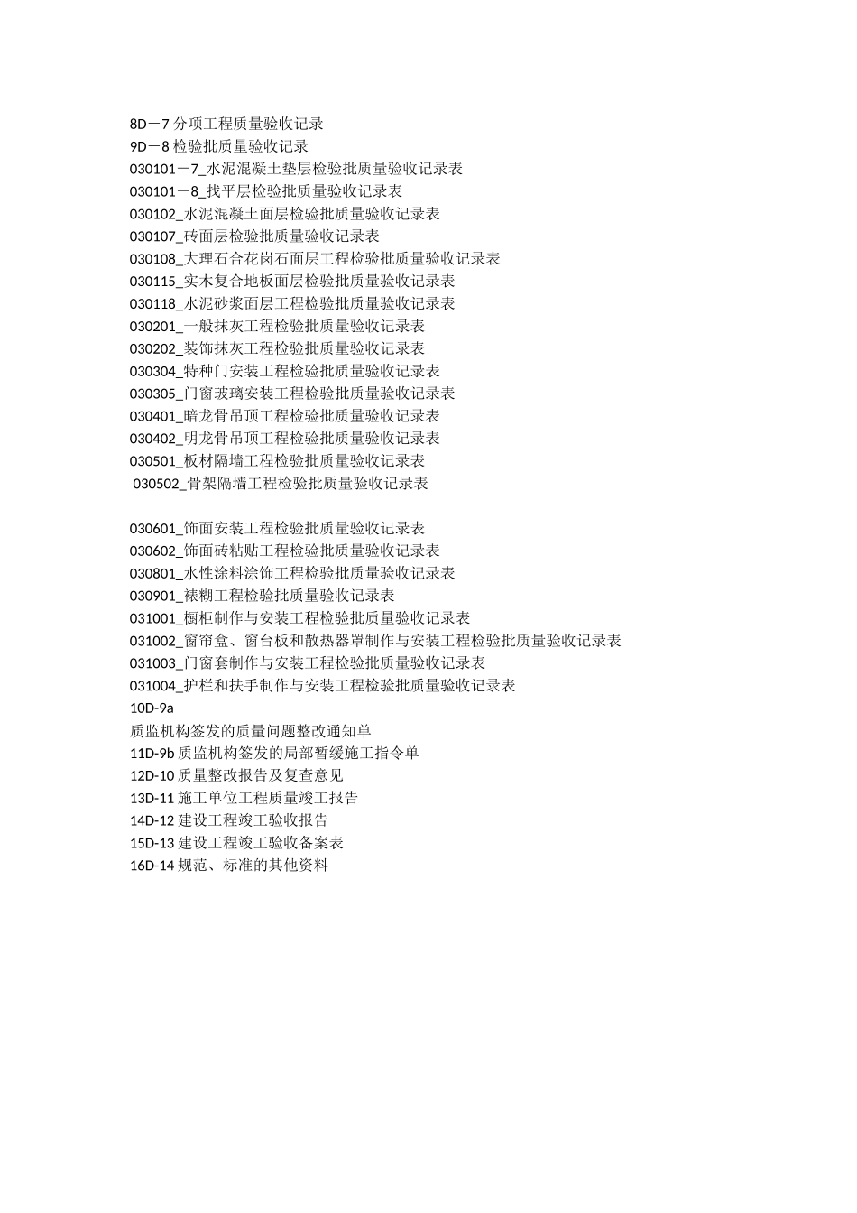 建筑装饰工程竣工资料目录大全_第3页