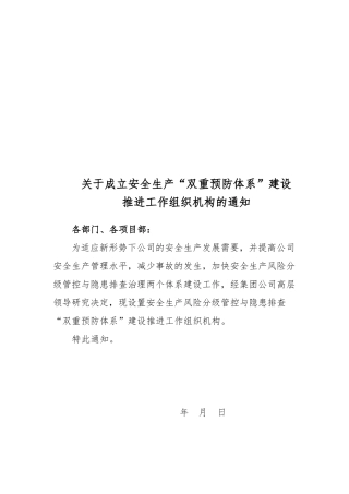双重预防体系组织机构及职责 (2)