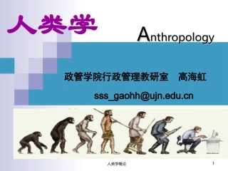 人类学PPT
