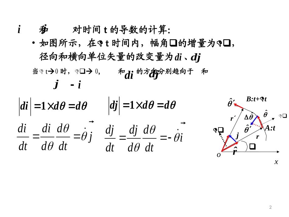 极坐标系速度加速度_第2页