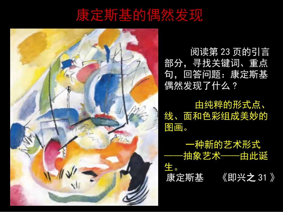 人美版高中美术鉴赏第五课走进抽象艺术.ppt_第1页