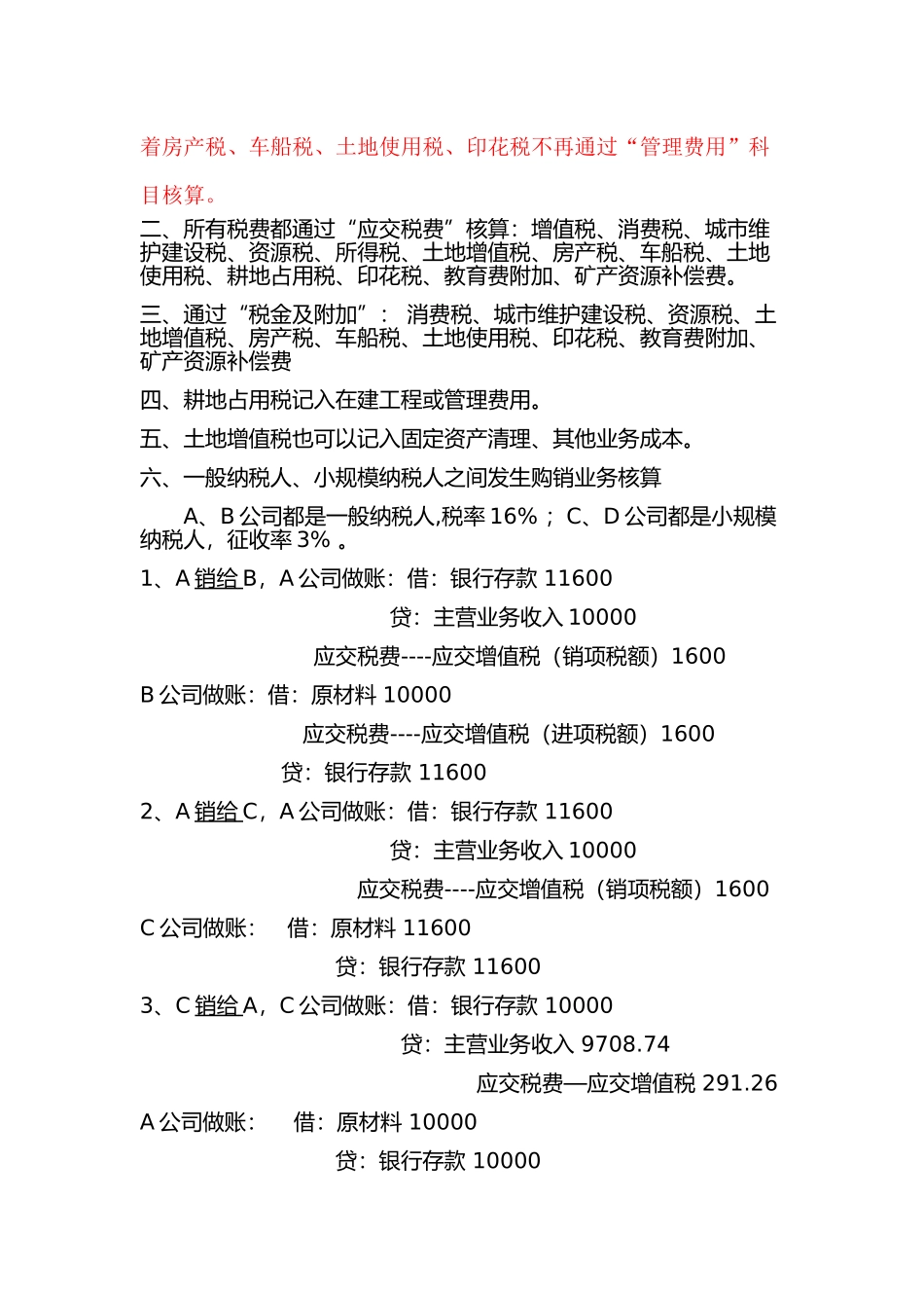各种税费账务处理2018.3.30_第2页