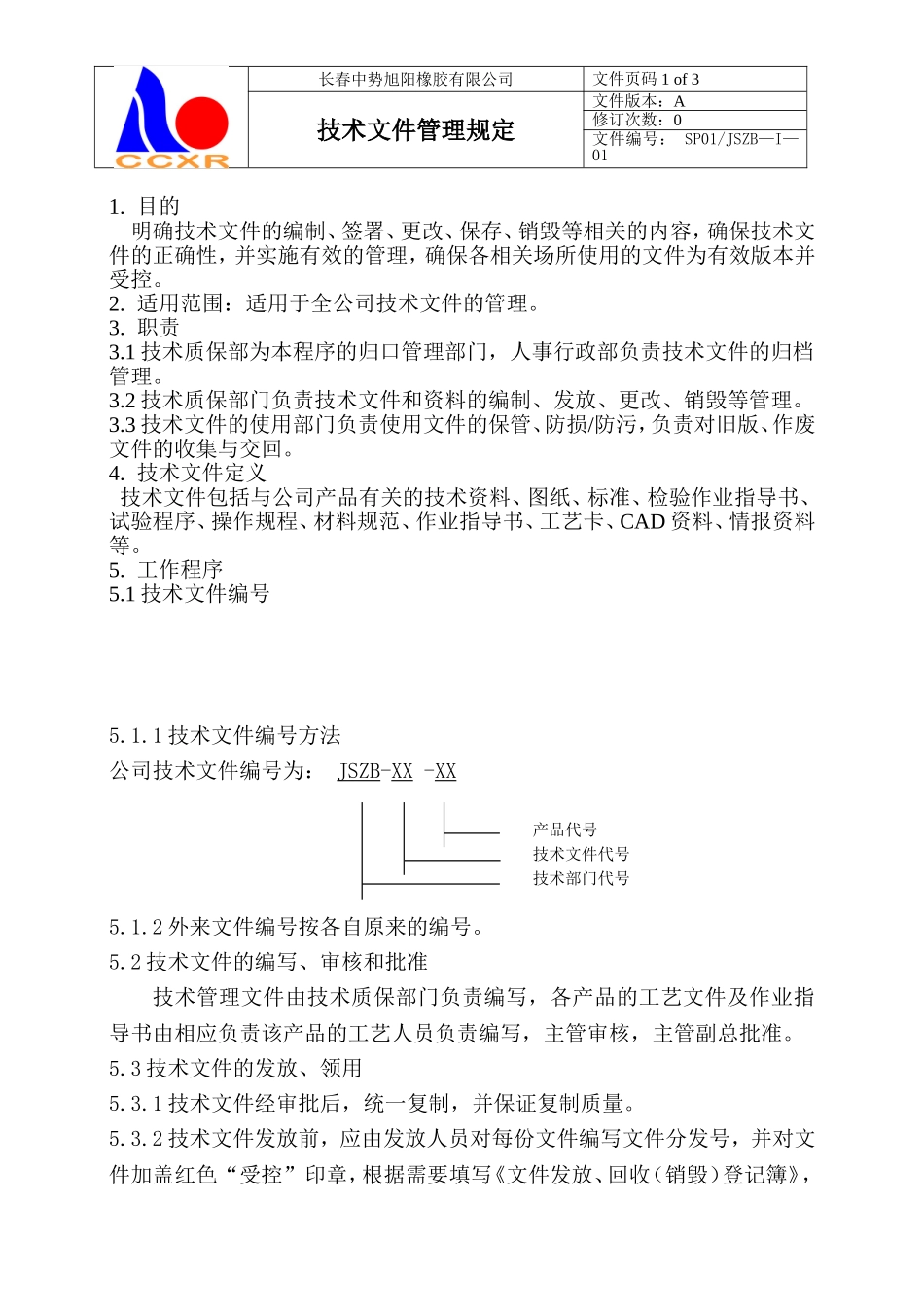 技术文件管理规定_第1页