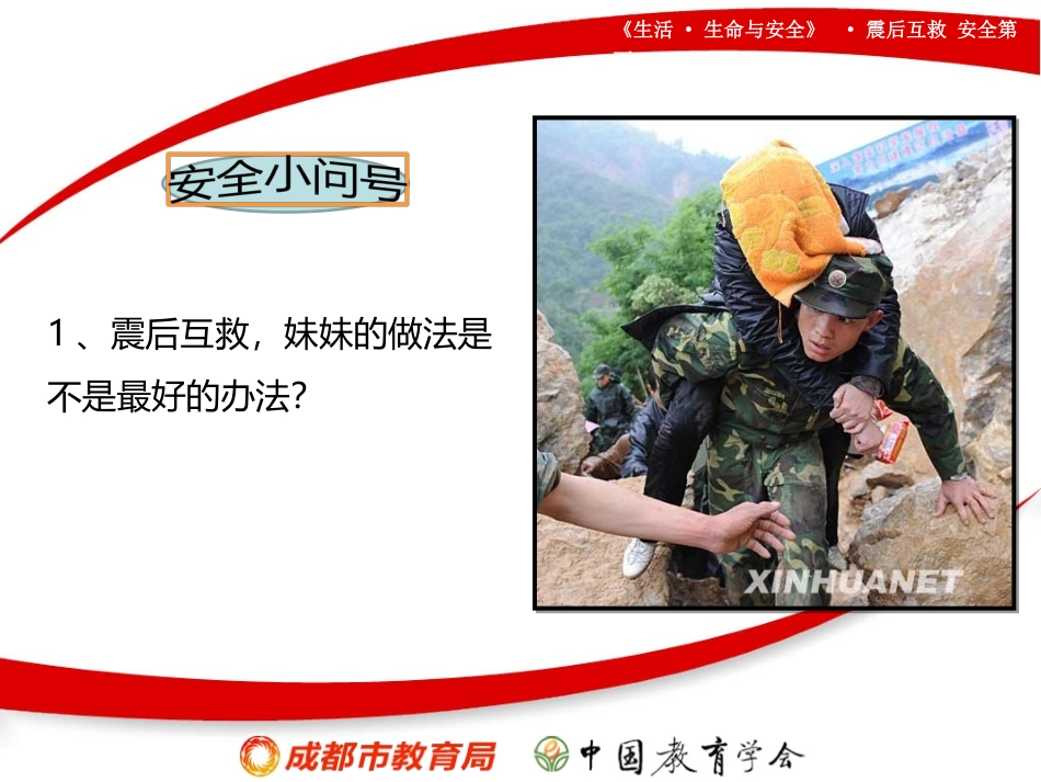 震后互救,安全第一_第2页
