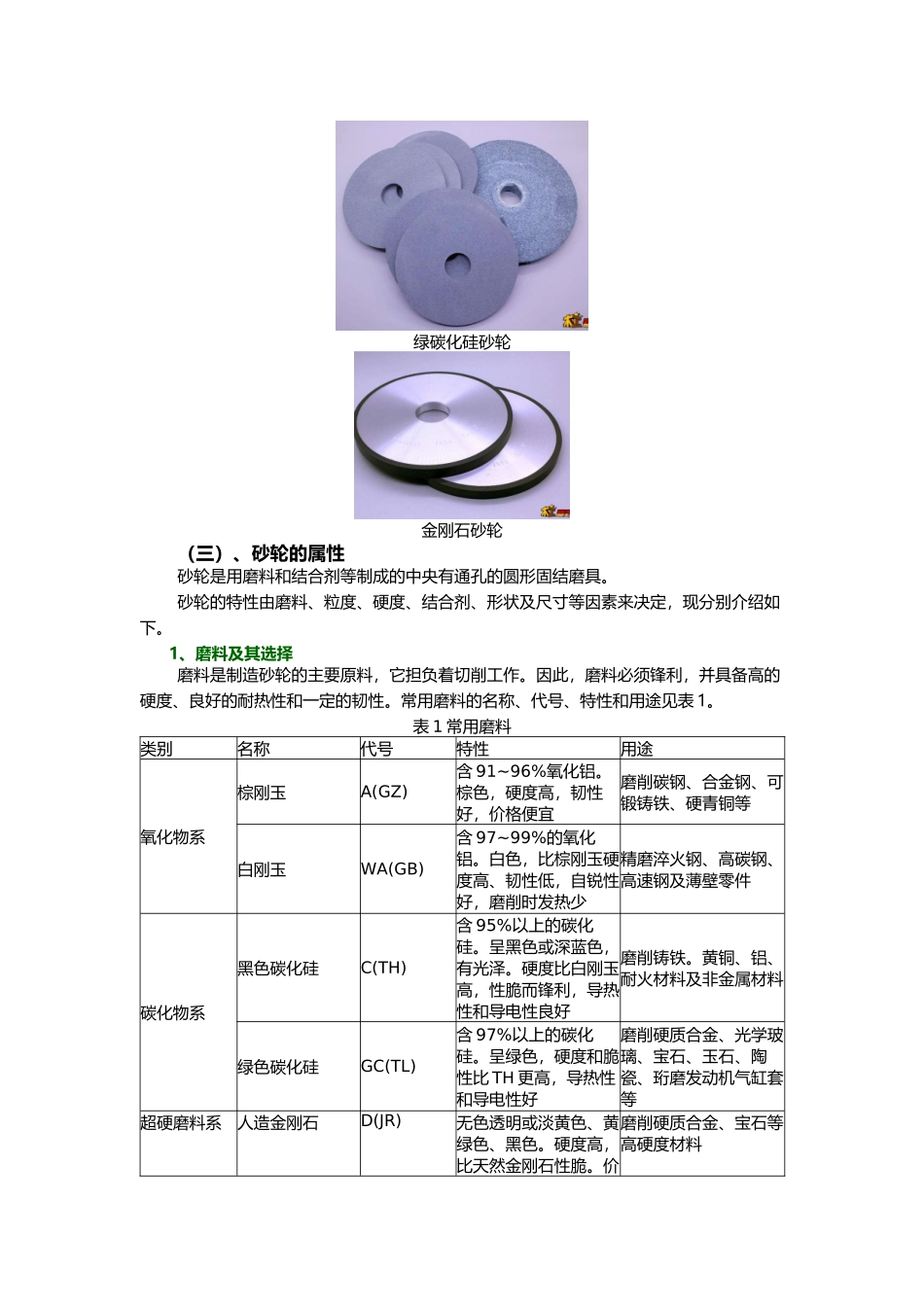砂轮的规格与选择(砂轮的选择方法)_第2页