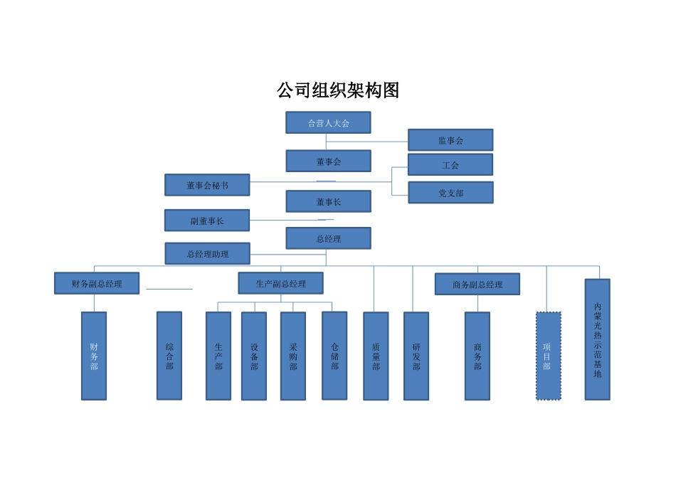 公司及各部门组织架构图_第1页
