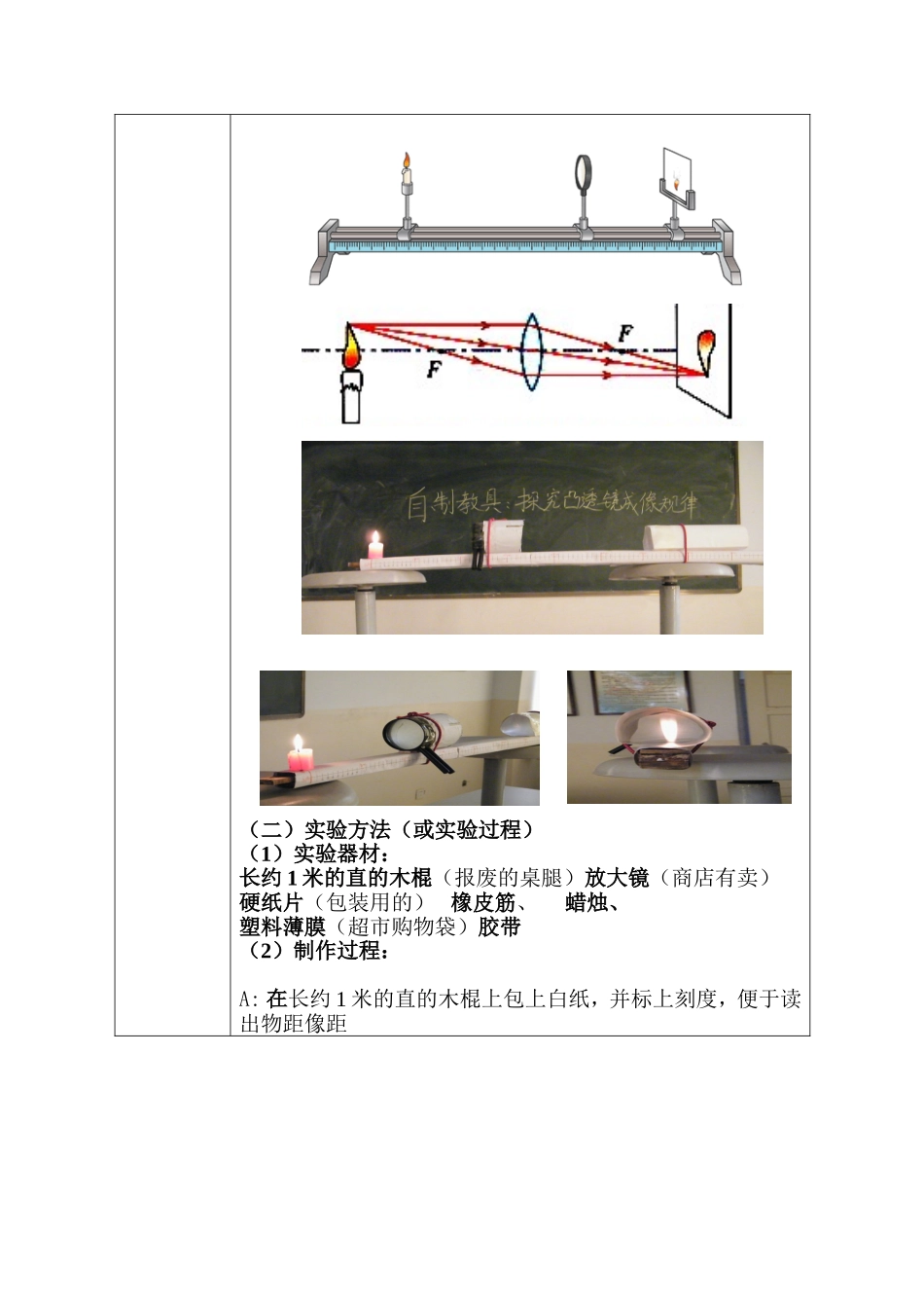 物理创新实验：用自制教具探究凸透镜成像规律_第2页