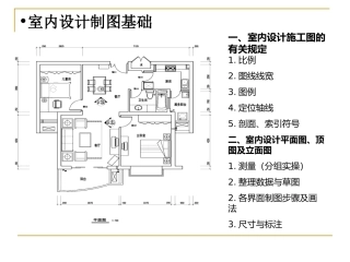 室内设计制图基础(平面、顶面、立面)