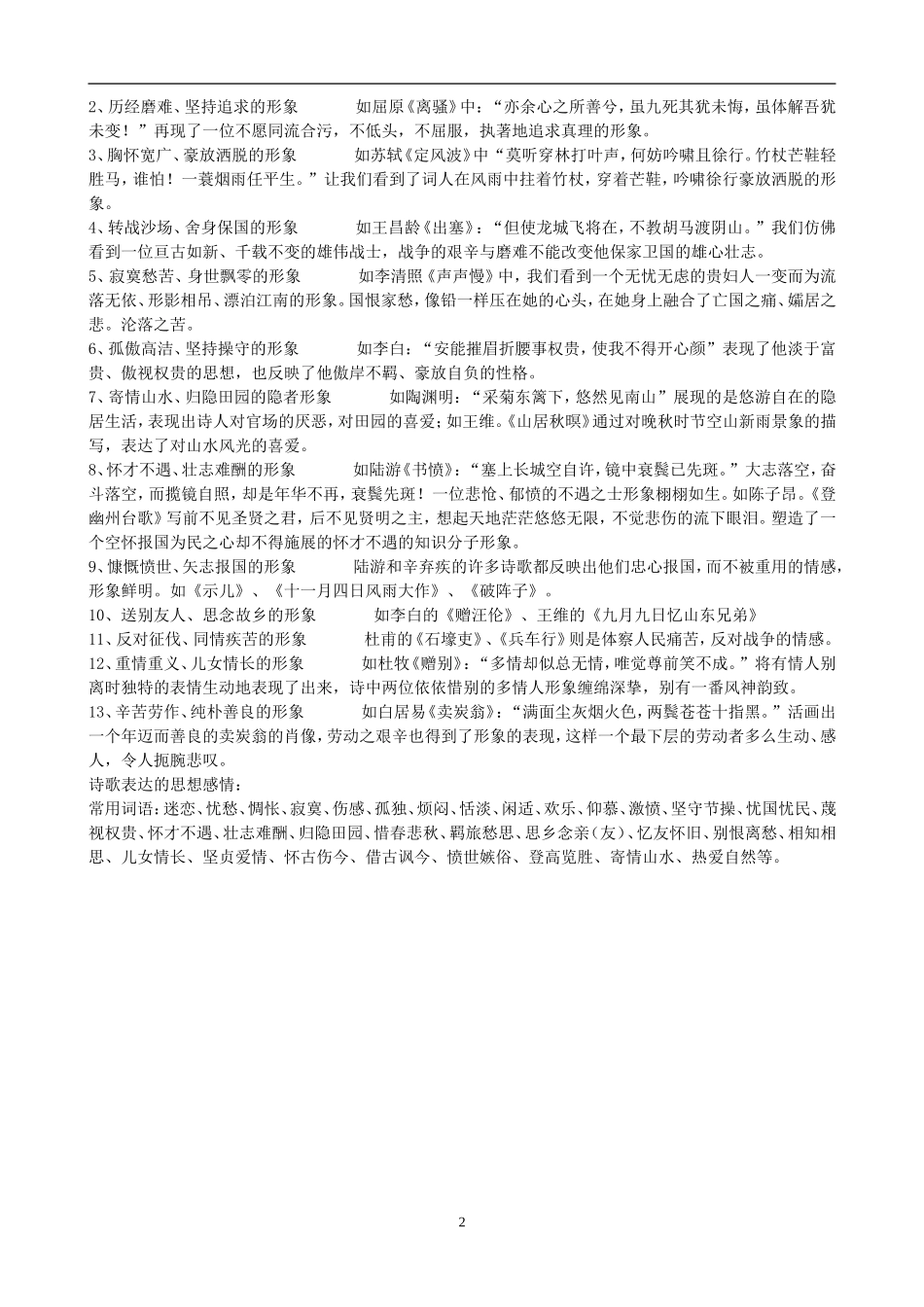 人物形象词语_第2页