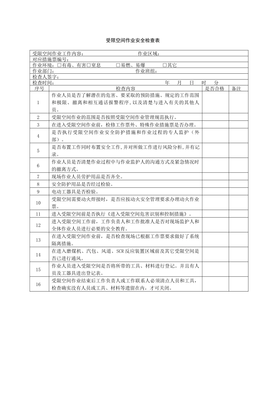 有限空间作业管理表 (2)_第2页
