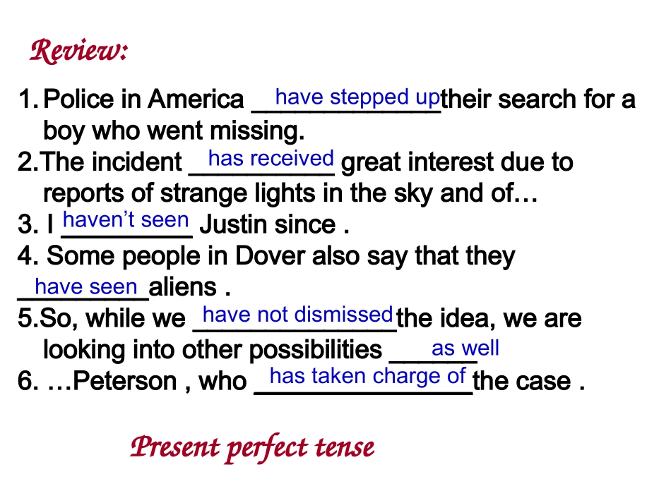 现在完成时与现在完成进行时课件_第2页