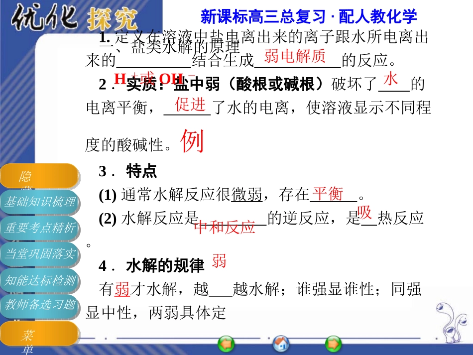 盐类的水解复习_第2页