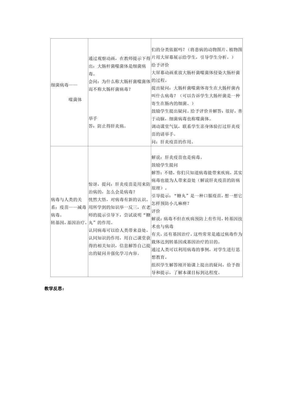 《没有细胞结构的微小生物——病毒》教学设计_第3页