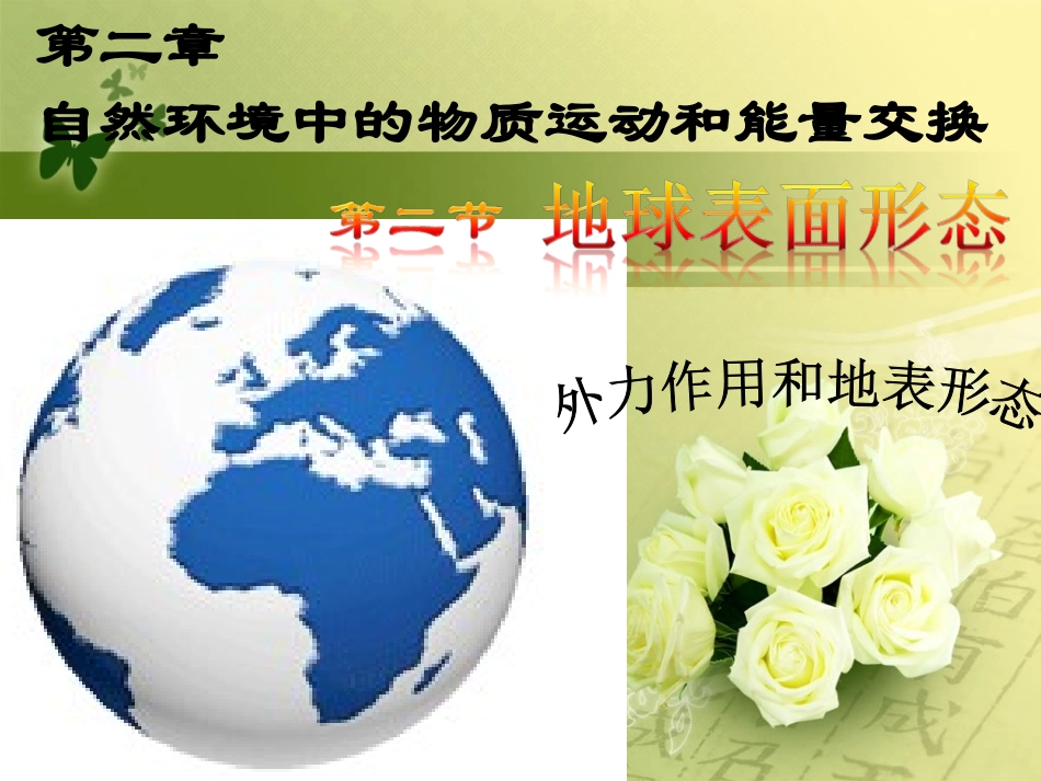 地球表面形态—第三课时_第1页