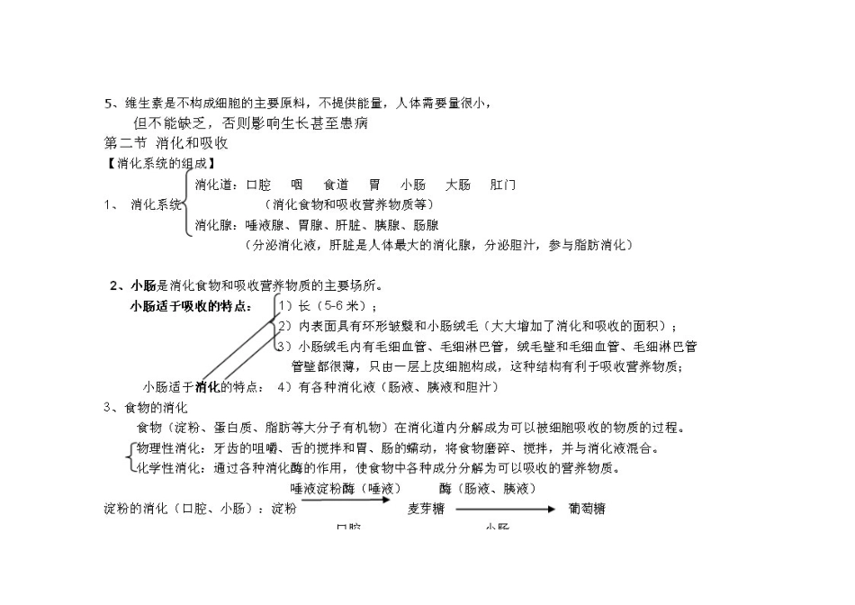 2014生物复习提纲七年级下册_第3页