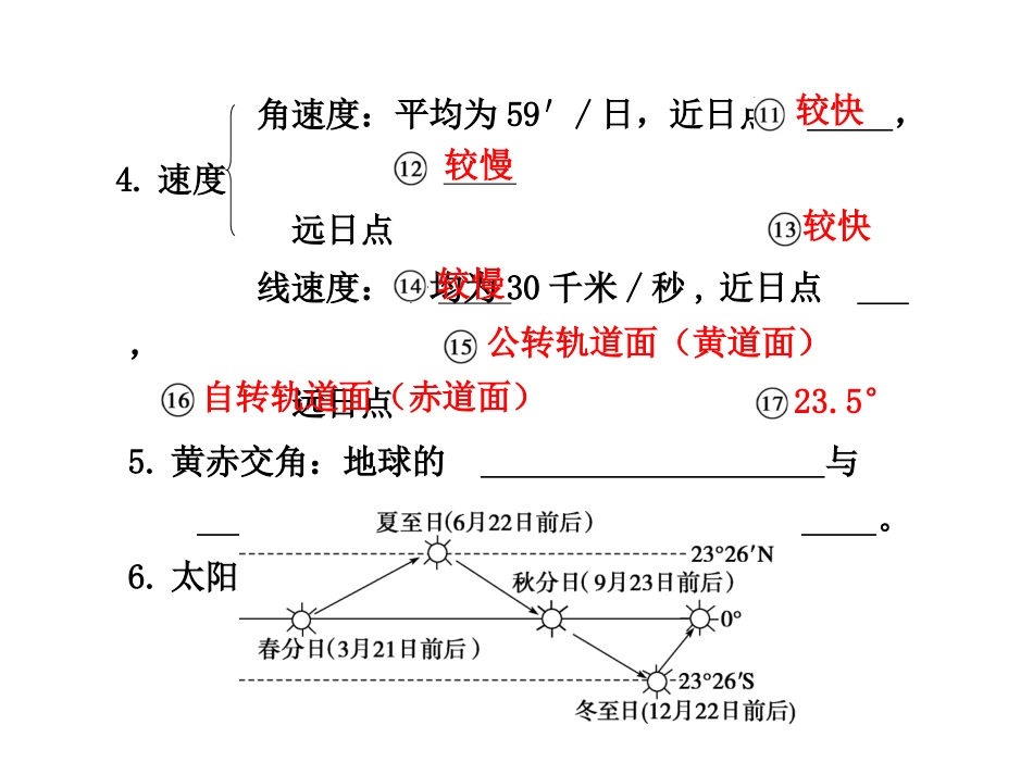第一章第4课时地球的运动（二）_第2页
