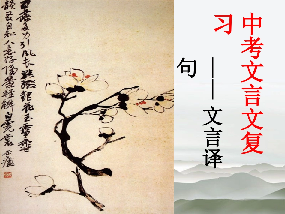 公开课文言译句_第1页