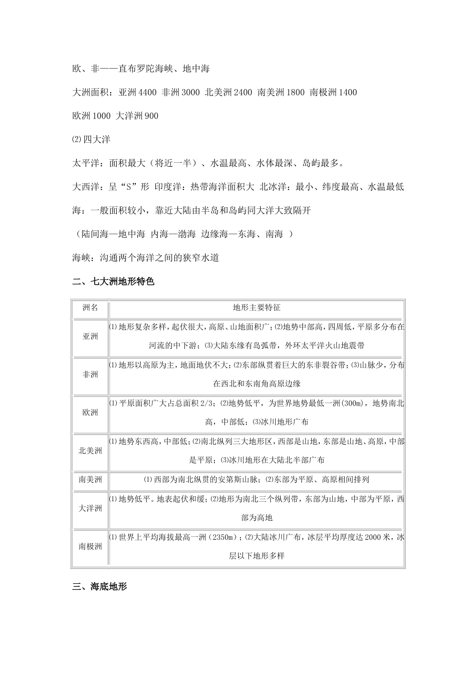 世界地理概况知识点_第2页