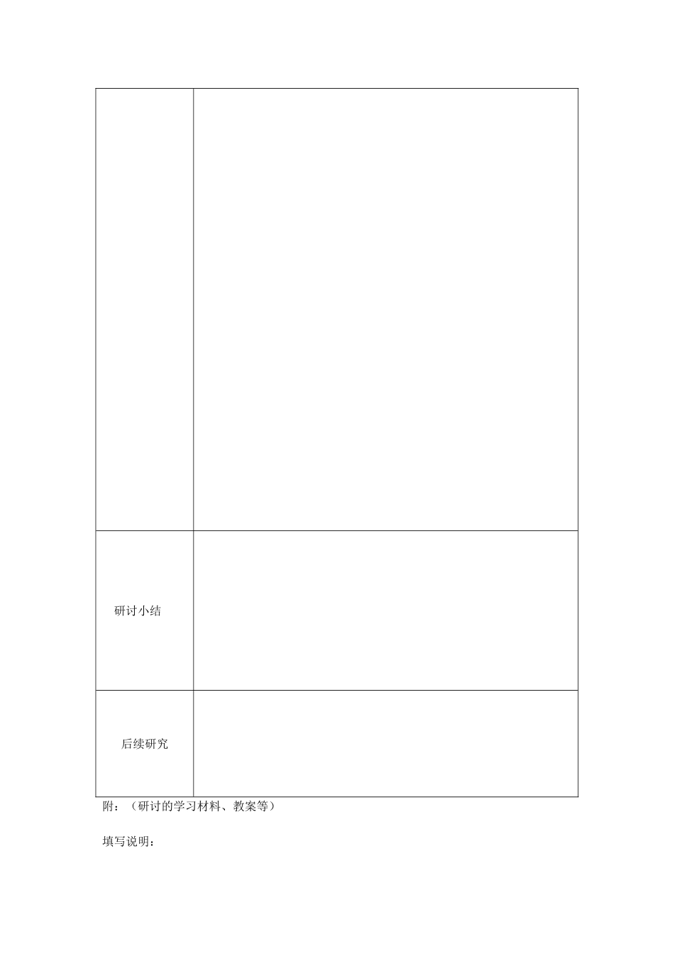 某幼儿园教研活动记录表_第2页