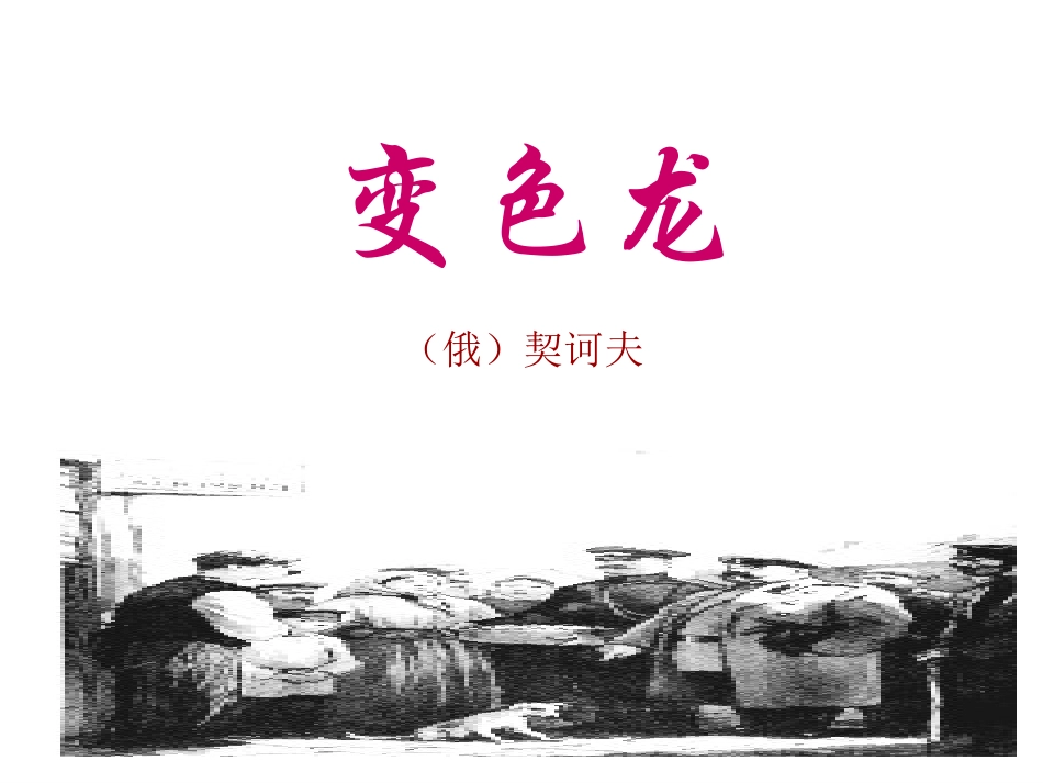 初二下变色龙_第1页