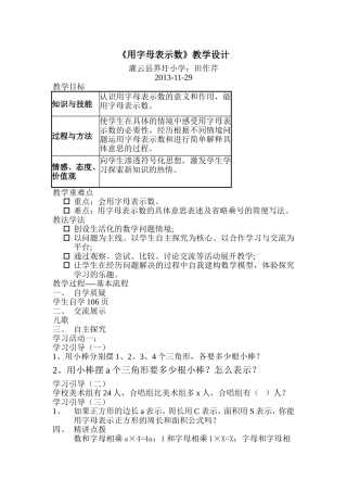 用字母表示数 (16)