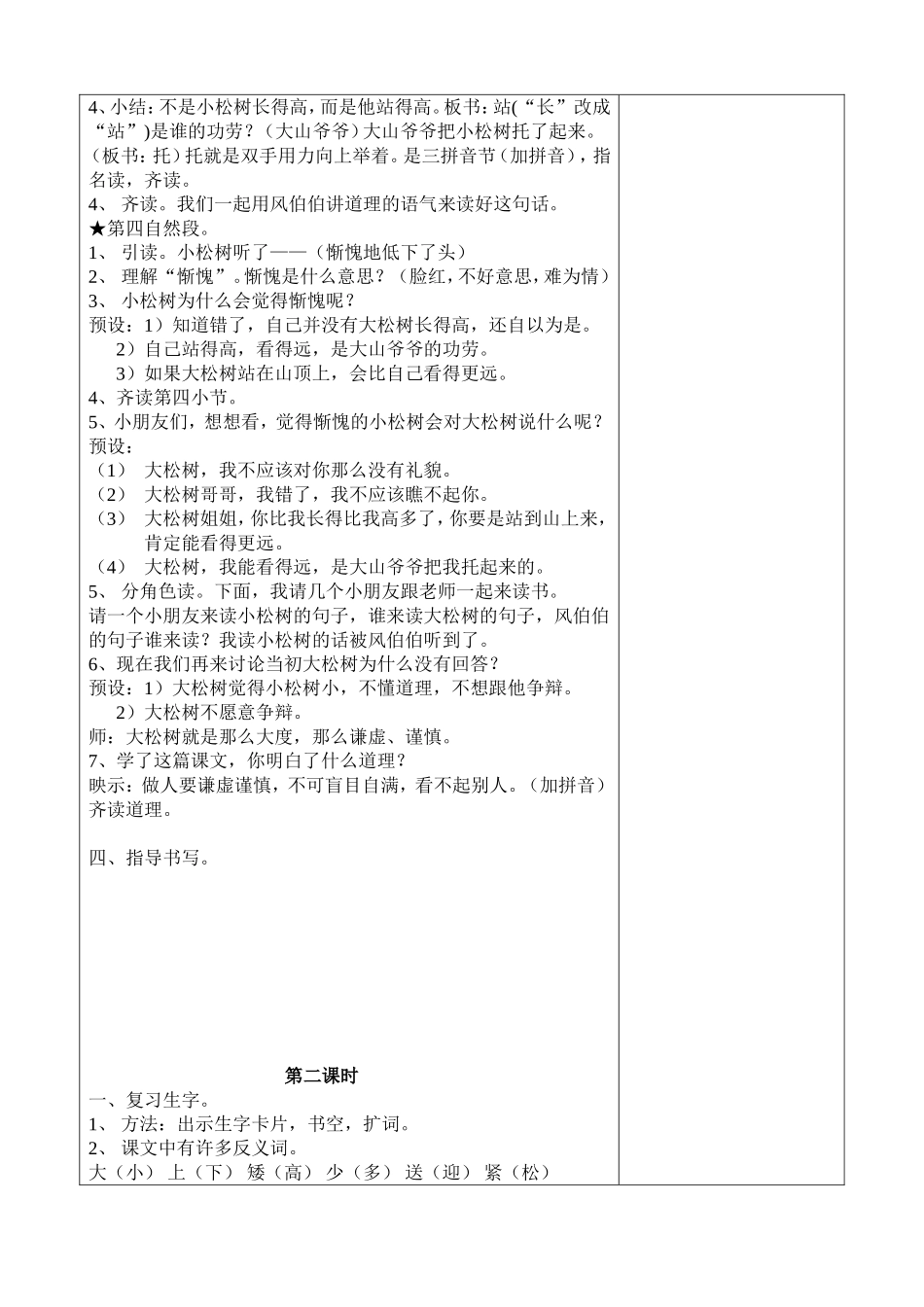 小松树和大松树 _第3页