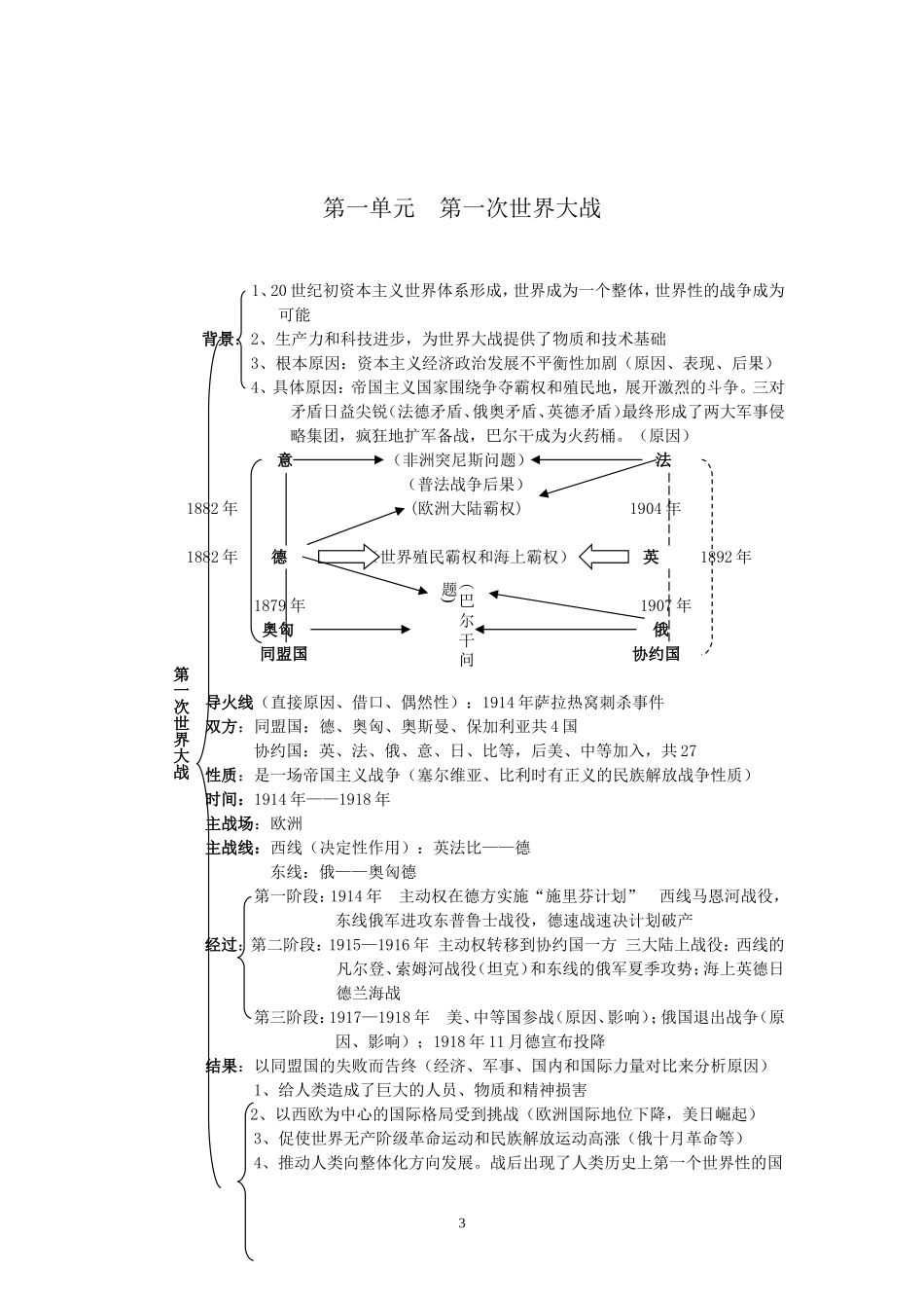 世纪战争与和平教案_第3页