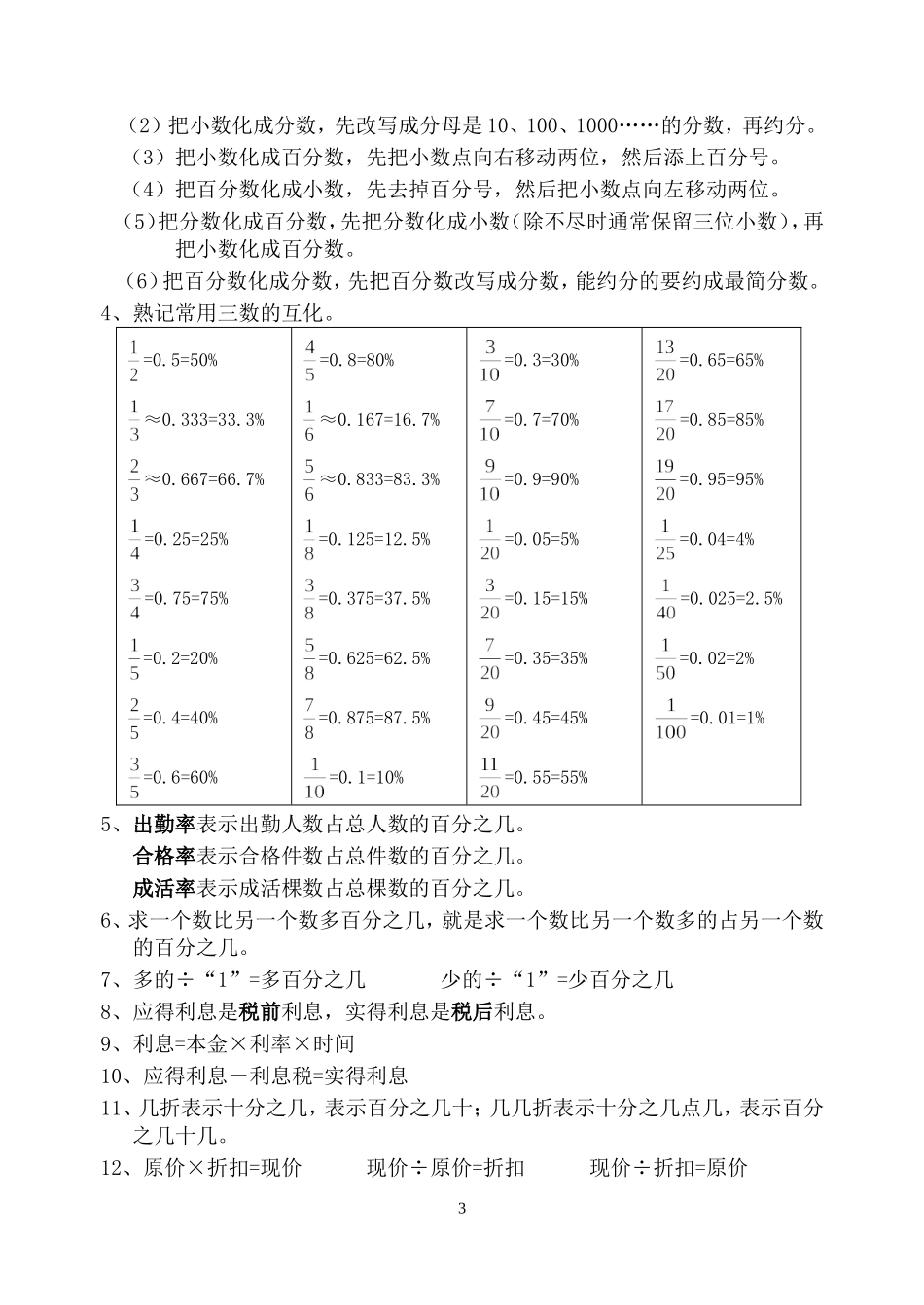 国标本小学数学总复习基础知识_第3页