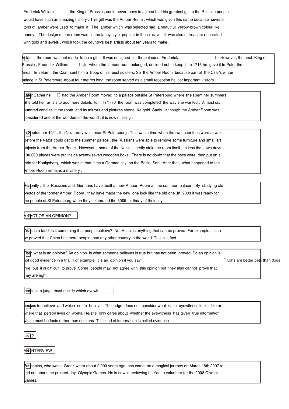 人教版高一英语必修二英语课文原文_共4_第1页