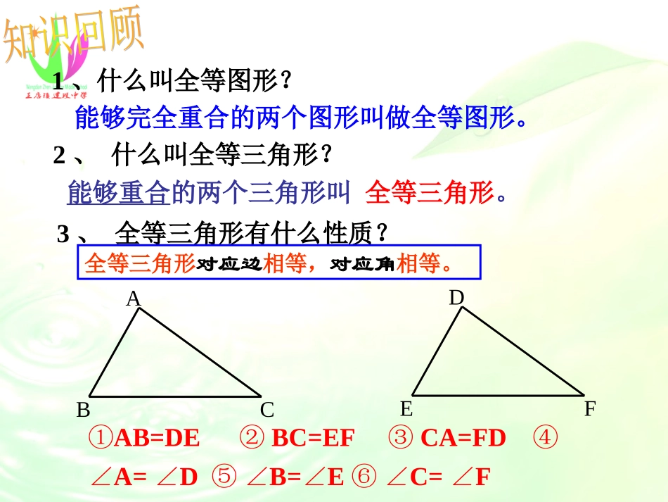 1.5三角形全等的判定(1)_第2页