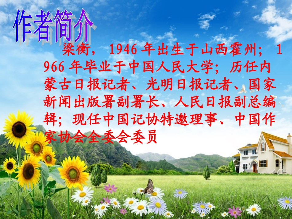 《青山不老》教学课件1_第2页