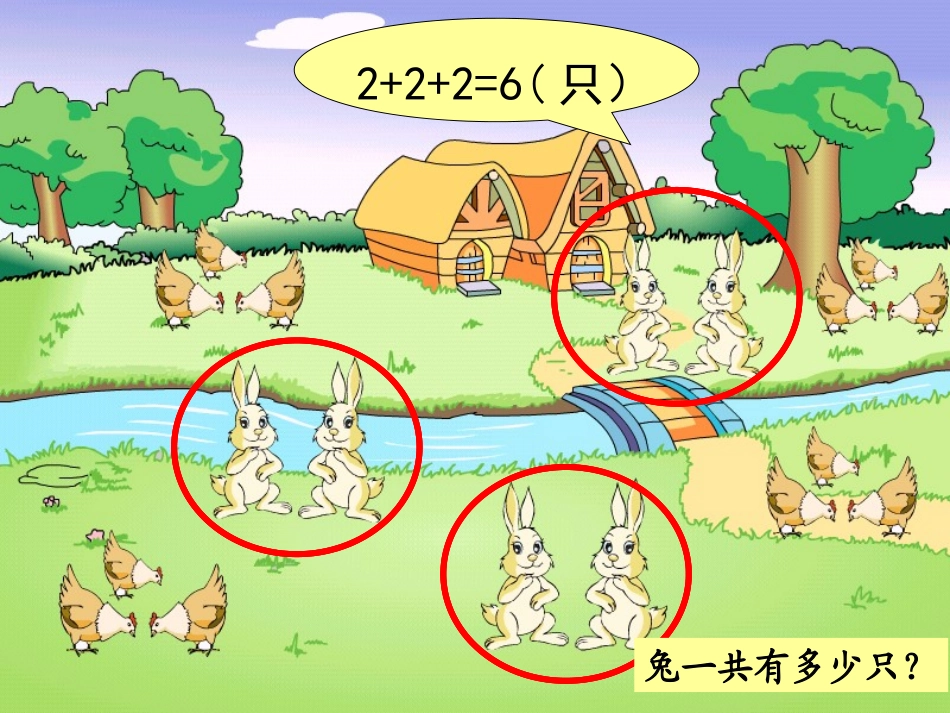 二年级数学上册课件(苏教版)：-认识乘法_第2页