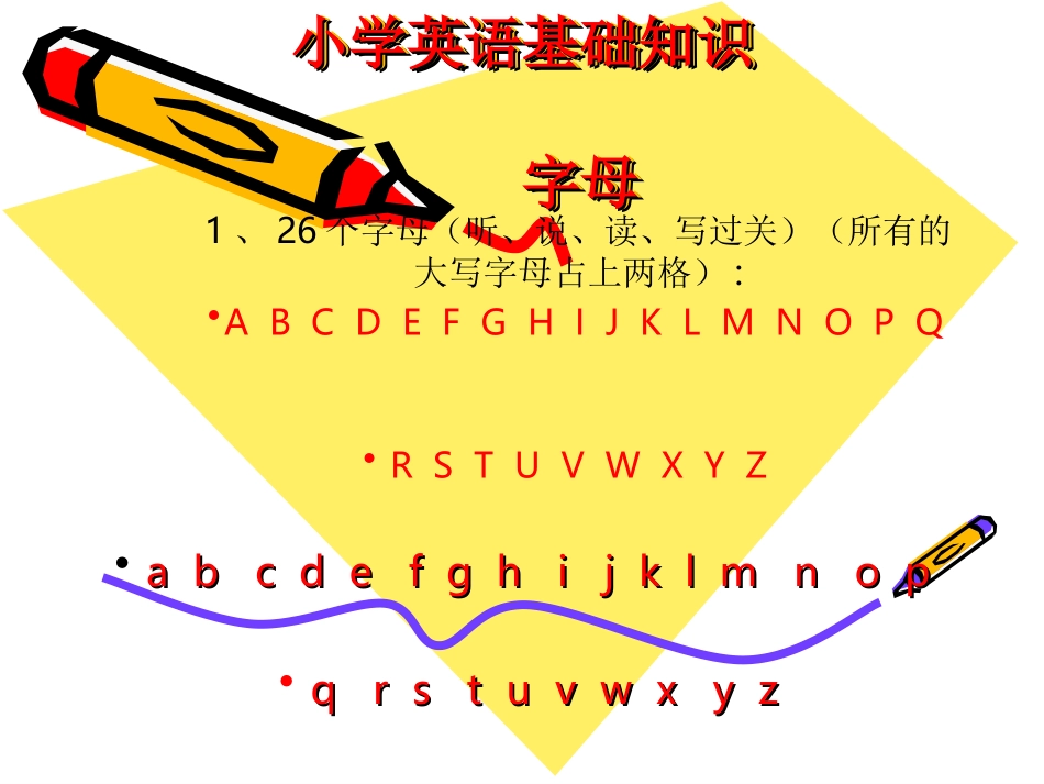小学英语基础知识_第1页