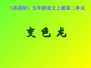 《变色龙》课件 (2)