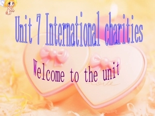 8BUnit7WelcometotheUnit(共24张PPT)